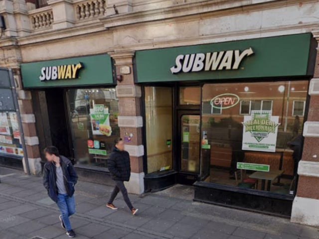 Subway, a takeaway at 106 - 108 Albert Road, Southsea was given the maximum score - five - after assessment on December 11, the Food Standards Agency's website shows.