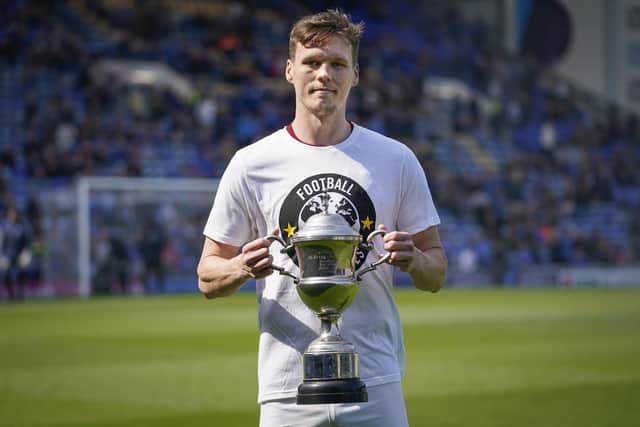 Sean Raggett was named Pompey's player of the season