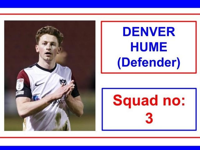 After five months away, Hume could finally be in contention to make his first Pompey outing since March. Cowley admitted they're taking his recover as a gradual process but expects the full-back to play some part in tonight's cup tie.