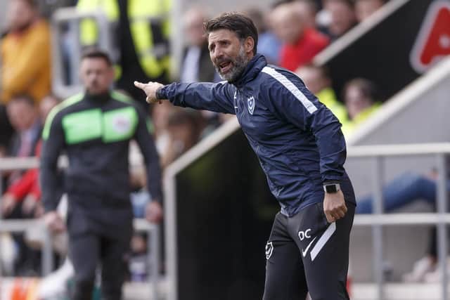 Pompey boss Danny Cowley. Picture: Daniel Chesterton
