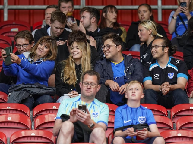 1,664 Pompey fans made the trip to Teeside.