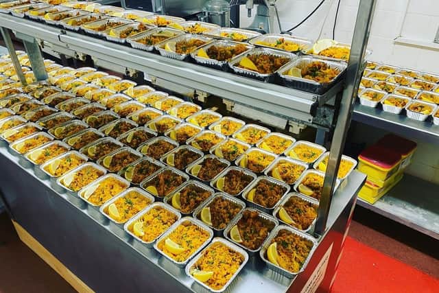 Hundreds of meals were sent out weekly to the most vulnerable.