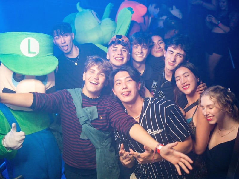 Freshers enjoying their first night out in Portsmouth during Freshers Week 2023. Revellers packed out Pryzm and Astoria on Saturday, September 23.