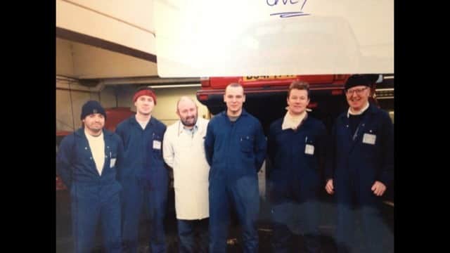 Semmens of Southsea, in Furness Road, is celebrating its 40th anniversary. Back in the 90’s Luc (left) was an apprentice and dad George in his white ‘lab coat.’