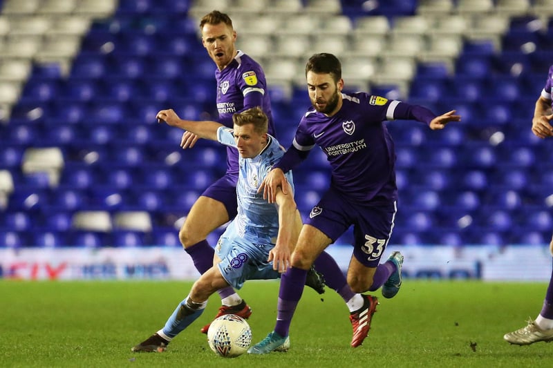 The lad from Fratton who climbed through the Pompey ranks and represented the club he supported, Ben Close cherished his time with the Blues more than most. The cultured midfielder was always a calming presence and won the 2019 Checkatrade Trophy, while produced an eye-catching cameo off the bench for the 2020 final. Picture: Kieran Cleeves/ProSportsImages/P