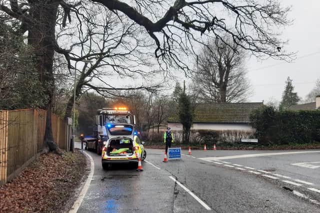 A single vehicle crash has caused delays at the junction of Segensworth Road East & Mill Lane in Fareham.