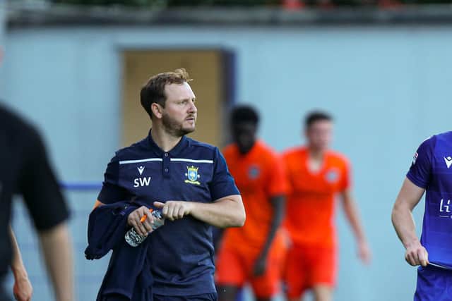 Baffins Milton Rovers boss Shaun Wilkinson. Picture: Chris Moorhouse (jpns 130721-48)