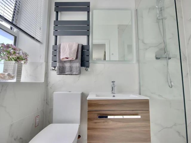 Another view from inside the bathroom.