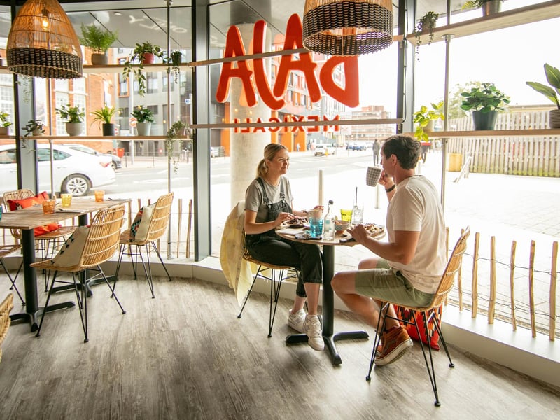 New Baja Mexican restaurant has opened at Portsmouth City CentrePictured:A couple dining at Baja, Stanhope Road, Portsmouth on Wednesday 13th September 2023Picture: Habibur Rahman