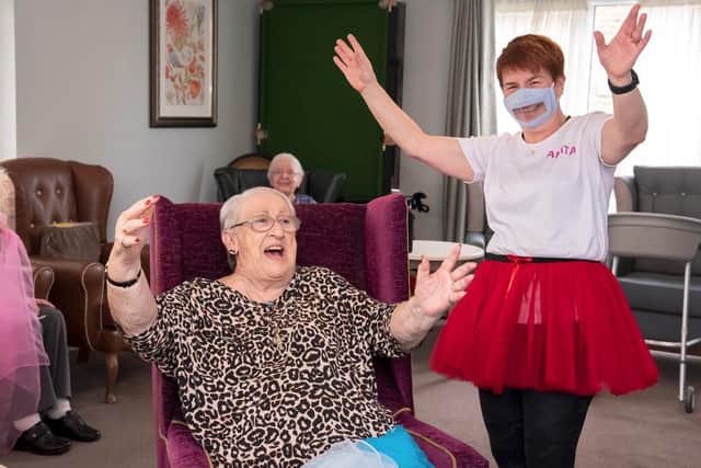 Residents got their dancing shoes on and took part in seated ballet at their Horndean care home.