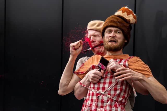 SPLAT! takes place inside a vibrant artist’s studio where two aspiring painters - one neat, precise, and serious, the other chaotic, messy, and full of mischief - must learn to work together.