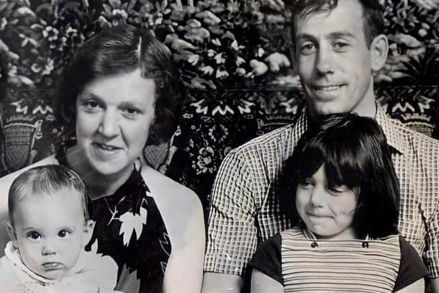 Missing Katrice Lee pictured with her father Richie and mother Sharon, and her sister Natasha Walker.