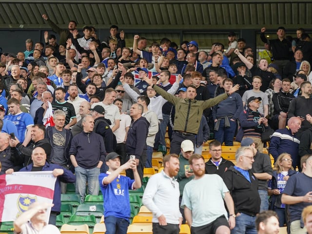 1,889 made the trip to see Pompey's 5-3 win at Carrow Road.
