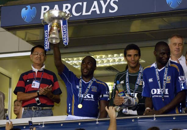 Pompey won the Barclay's Asia Trophy final against Liverpool on penalties in July 20017 in Hong Kong.