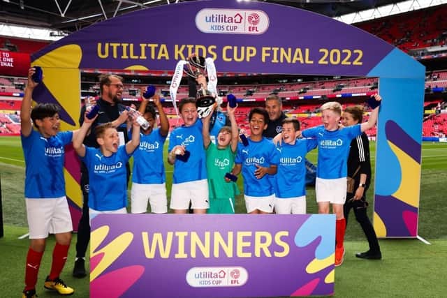 The Meon Junior School football team won the Utilita Kids Cup Final, at Wembley stadium, on May 21. The match was played at half time during the League One playoff final. The side includes Leo Higgins and Lewis Hamza, aged 10, as well as Lorenzo Jay, Teddy Nightingale, Freddie Seabrook, Rafael Taylor-Stoakes, Anbiya Habibi, and Leon Young, all 11.