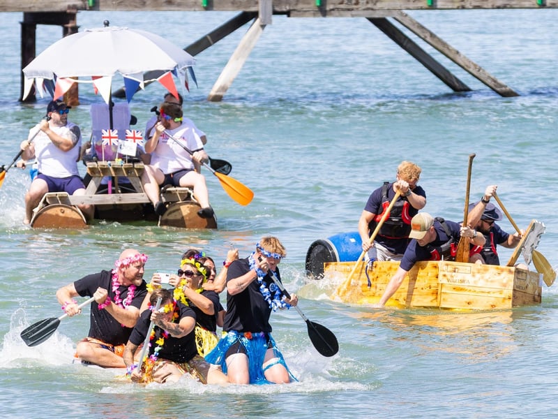 Jolly Roger Raft Race in Gosport on Saturday August 1
