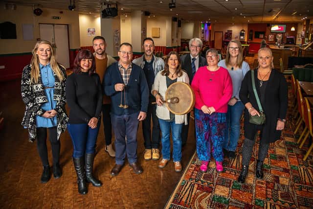 Some of the practitioners at the Spiritual Fair on Sunday November 7. Pictured (back row): Charlotte Chase (30) who creates hand-made dreamcatchers & jewellery, Adam Krum (39) - Audio Biographer, Helius Andreas (48) - Angel Reiki Healer, Brian walker (72) - Psychic Surgeon, Louise Otter (44) - Spiritual Medium. Front row: Terri Chenneour - Psychic Readings, Kev Hooper - Psychic Medium and event organiser, Pauline Lympany (52) - Sound Therapist, Jo Bonser (49) - Holistic and Aromatherapist and Lulu Jones (59) - Energy Healer and Medium. Picture: Mike Cooter (291021)