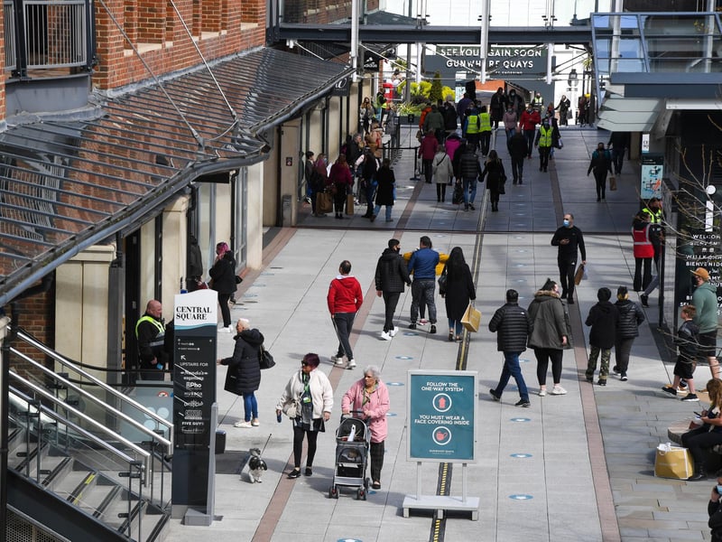 It has been open for 20 years now, you must have taken a shopping trip or two to Gunwharf Quays over the years. Picture: Finnbarr Webster/Getty Images