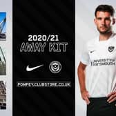 Pompey unveil their away kit for the 2020-21 season. Picture: Portsmouth FC