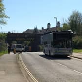 The last incident of a bus crashing into a bridge was in Emsworth, back in 2018. Picture: Byron Melton