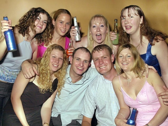 Clubbers having a good time at Time & Envy in Southsea in the 00s.