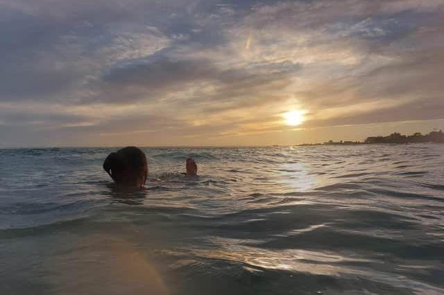 The best time of day to dip.