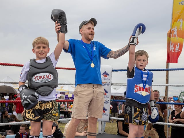 Southsea Common was transformed this weekend into a Thai craft and food extravanganza for the whole family. Pictured - Gosport martial Arts vs Conflict Muay Thai in an inter club fight.Photos by Alex Shute