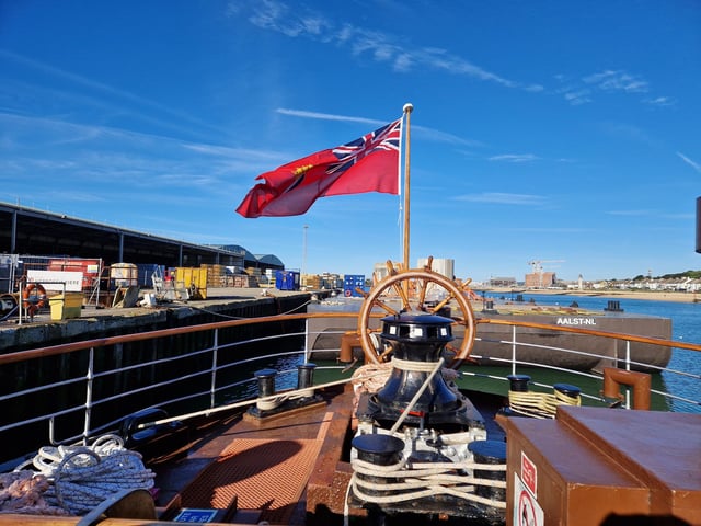 The paddle steamer Waverley sets sail from Shoreham, bound for the Isle of Wight, on September 13, 2024