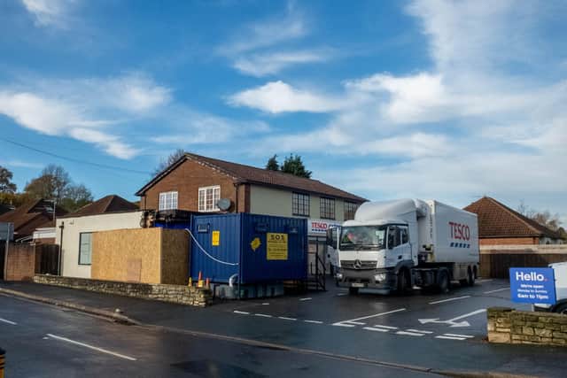 Tesco Express, Lovedean Lane, Waterlooville on Monday November 28, 2022. Picture: Habibur Rahman