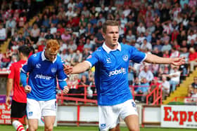 Jed Wallace would make 121 appearances and score 30 times for Pompey after plucked from non-league Lewes. Picture: Joe Pepler
