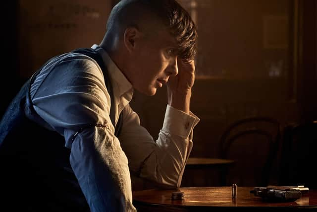 Cillian Murphy as Tommy Shelby in Peaky Blinders.