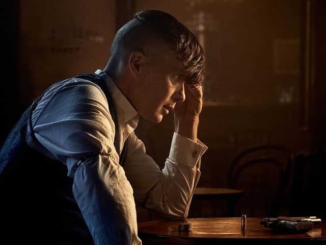 Cillian Murphy as Tommy Shelby in Peaky Blinders.