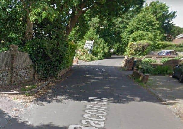 A 95-year-old woman died in a house fire in Bacon Lane, Hayling Island, on 27 September, 2021. Pic: Google