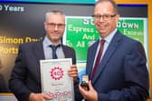 Simon Davis, left, and Stagecoach South's Managing Director Marc Reddy
