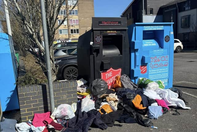 Fly-tipping in Fort Fareham. Photo: Gemma Furnivall