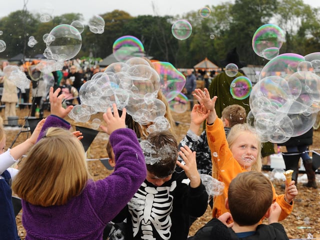 The bubble witch is always popular
Picture: Sarah Standing (251023-2219)