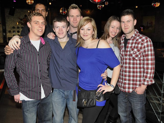 Clubbers enjoy a night out in Portsmouth in 2009. Picture: (090624-398)