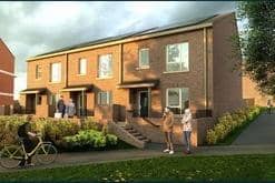 The design of the PassivHaus homes planned for Wecock Farm in Waterlooville by Portsmouth City Council