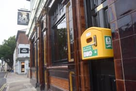 A defibrillator was unveiled at The King Street Tavern in King Street, Southsea, on Thursday, June 9, after Morris dancer Jim Seal from Victory Morrismen had a cardiac arrest at the pub on September 2, 2021.
Picture: Sarah Standing (090622-9810)