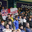 Pompey supporters backed their team to League One title success. The Fratton Park faithful now face long trips up to the North East. (Image: Camera Sport)