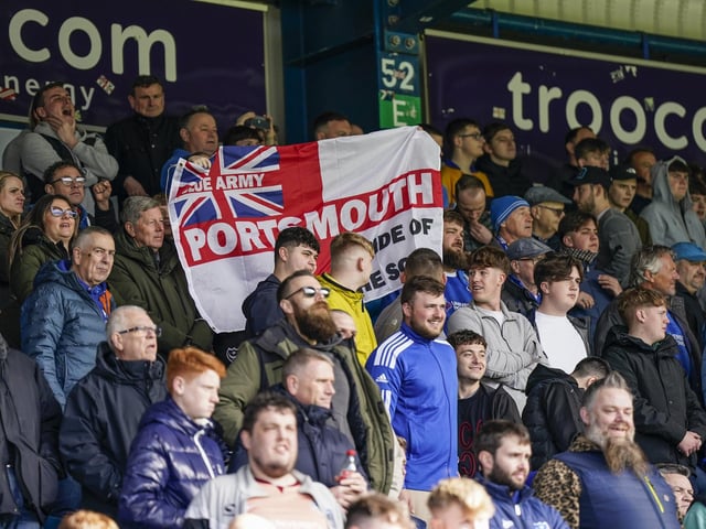 Pompey were once again well supported for their trip to Adams Park