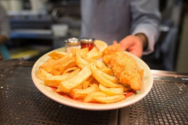 A plate of fish and chips. (Pic credit: Leon Neal / AFP via Getty Images)