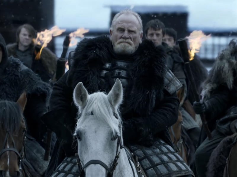 Game of Thrones fans can send their friends a personalised raven from the Lord Commander of the Night's Watch from £37.50 on Cameo. James Cosmo has also starred in Scottish favourites Braveheart and Highlander.