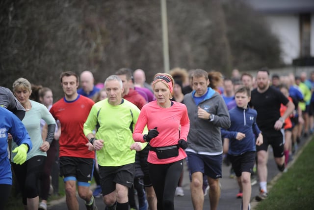 Whiteley parkrun is round Meadowside and is partly on tarmac paths and partly on grass. It's flat and can be a bit muddy. Picture: Ian Hargreaves (040120-8)
