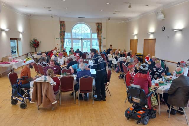 Welcoming those who might otherwise be on their own to lunch on Christmas Day at St Faith's Church, Lee-on-the-Solent