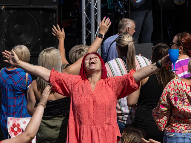 The crowd at the Totally Tributes show at Port Solent. 
Picture: Mike Cooter (290723)