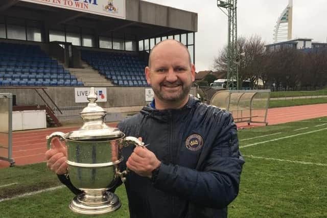 AFC Portchester interim manager Marty Wallace