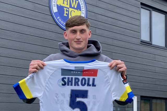 Ben Shroll has joined Hawks on loan from Aldershot Picture: Havant & Waterlooville FC