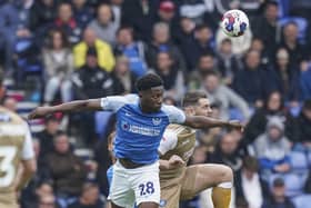 Pompey target Di'Shon Bernard is currently on international duty with Jamaica as John Mousinho awaits to learn his decision. Picture: Jason Brown/ProSportsImages