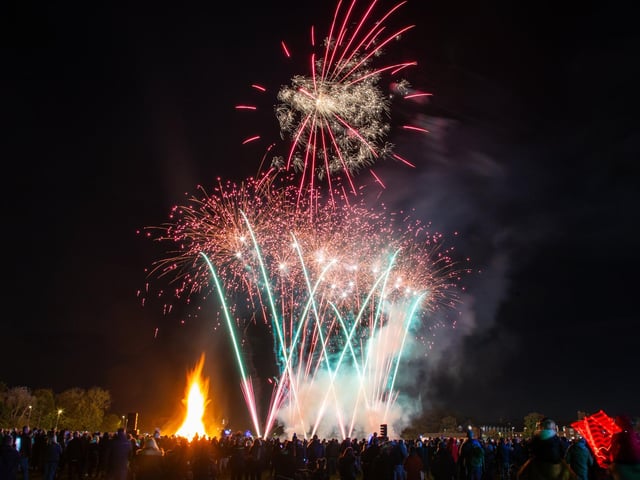 People from across the region descended onto the grounds of HMS Sultan on Thursday evening for a night of excitement, bonfire and fireworks.Pictured - HMS Sultan FireworlsPhotos by Alex Shute